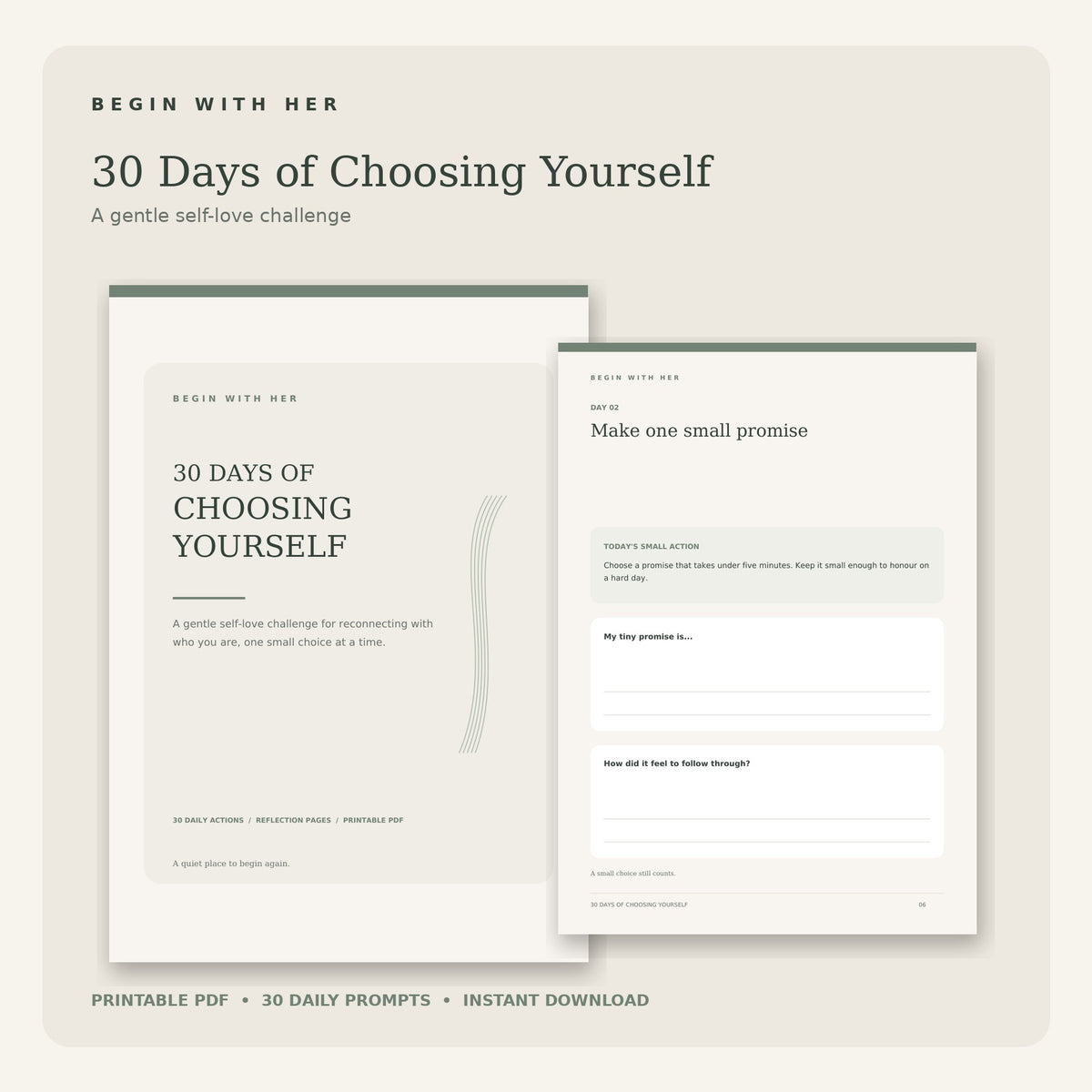 30 Days of Choosing Yourself — Self-Love Challenge