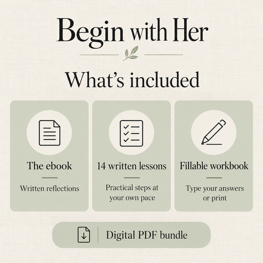 Begin with Her — Complete Book & Written Course