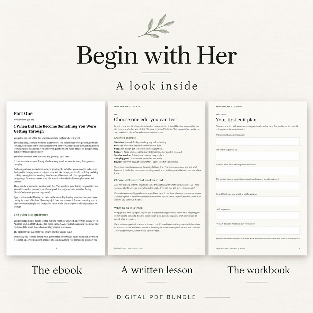Begin with Her — Complete Book & Written Course