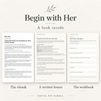Begin with Her — Complete Book & Written Course