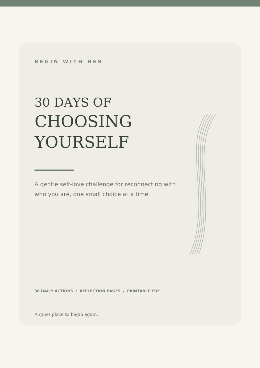 30 Days of Choosing Yourself — Self-Love Challenge