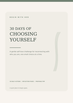 30 Days of Choosing Yourself — Self-Love Challenge